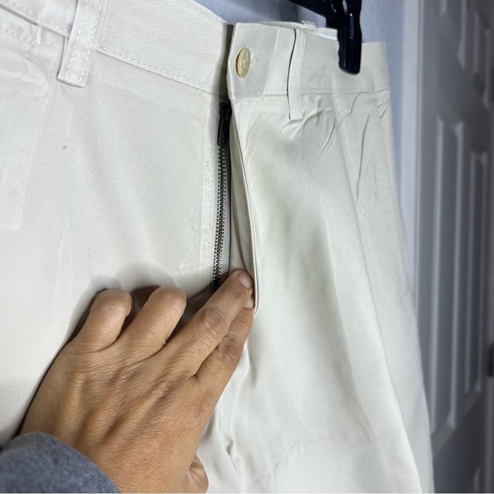 Polo by Ralph Lauren Preston Pant Kaki Tan Cotton Men Dress Pant Size 34/30 - Picture 8 of 14